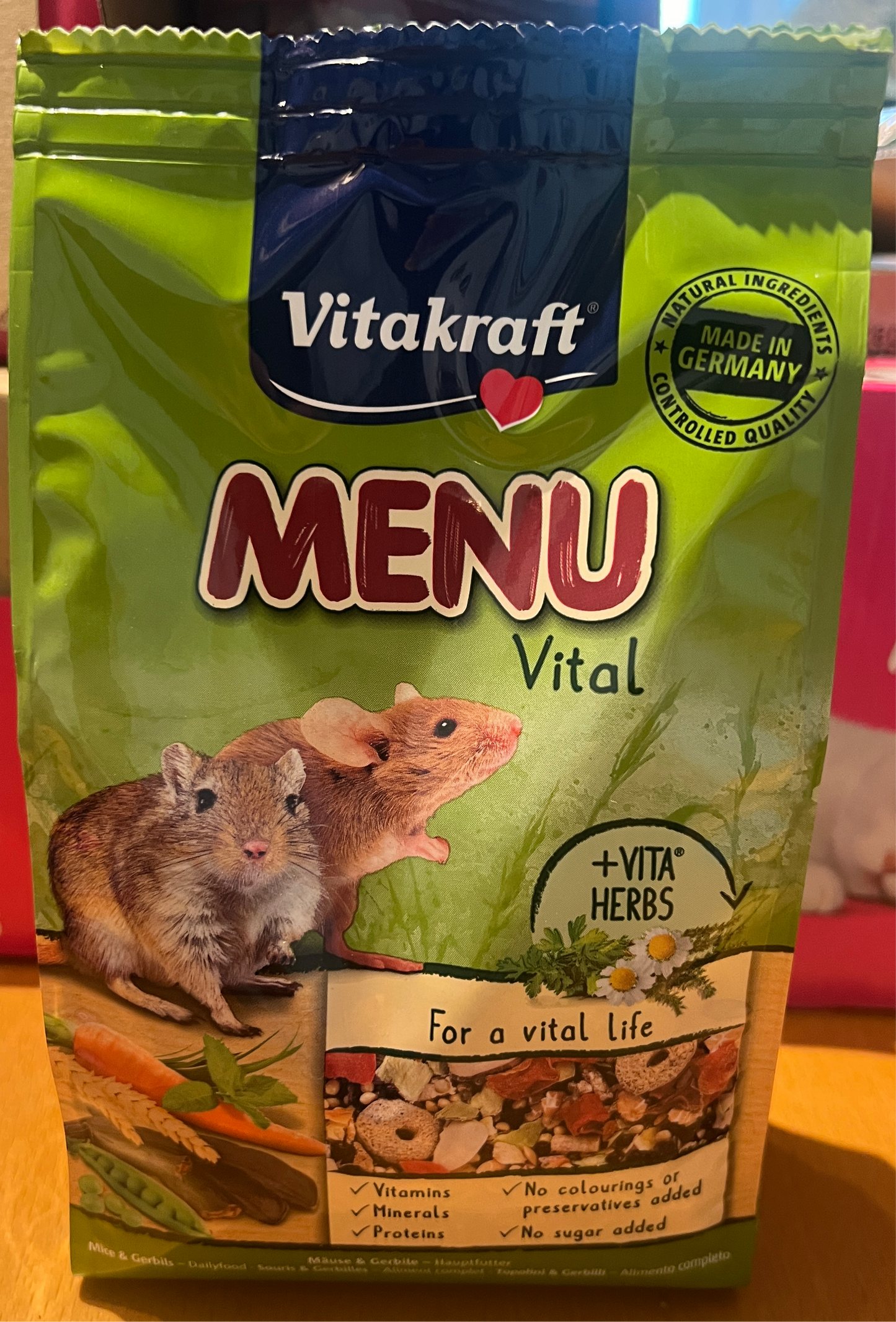 Menü Vital, 400g, Mäuse & Gerbile - Reptilia by N.Kirchmair